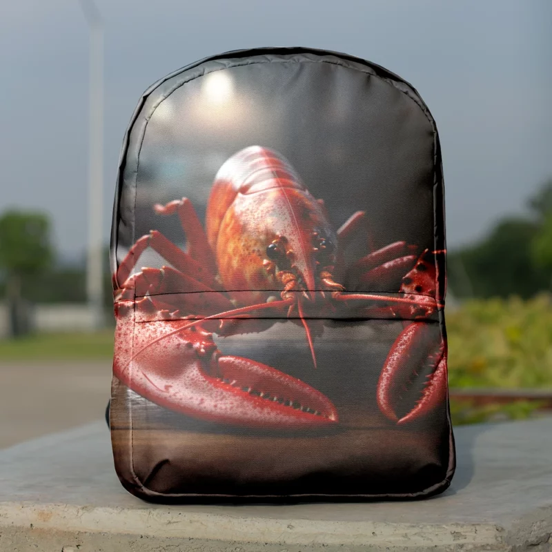 High Quality Lobster Photo Minimalist Backpack