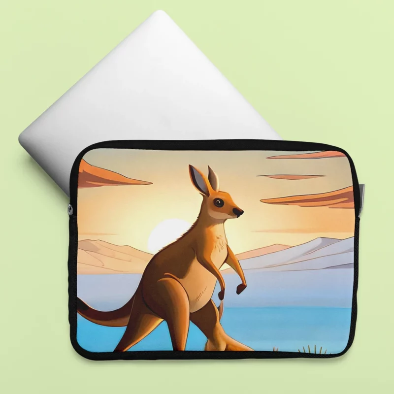 Hopping Kangaroo Laptop Sleeve