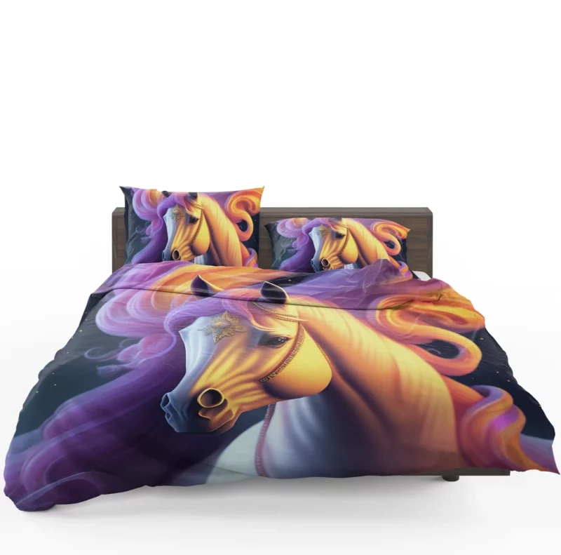 Horse With Stars Painting Bedding Set 1