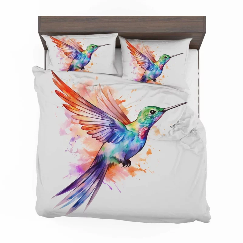 Hummingbird With Butterfly Wings Bedding Set 2