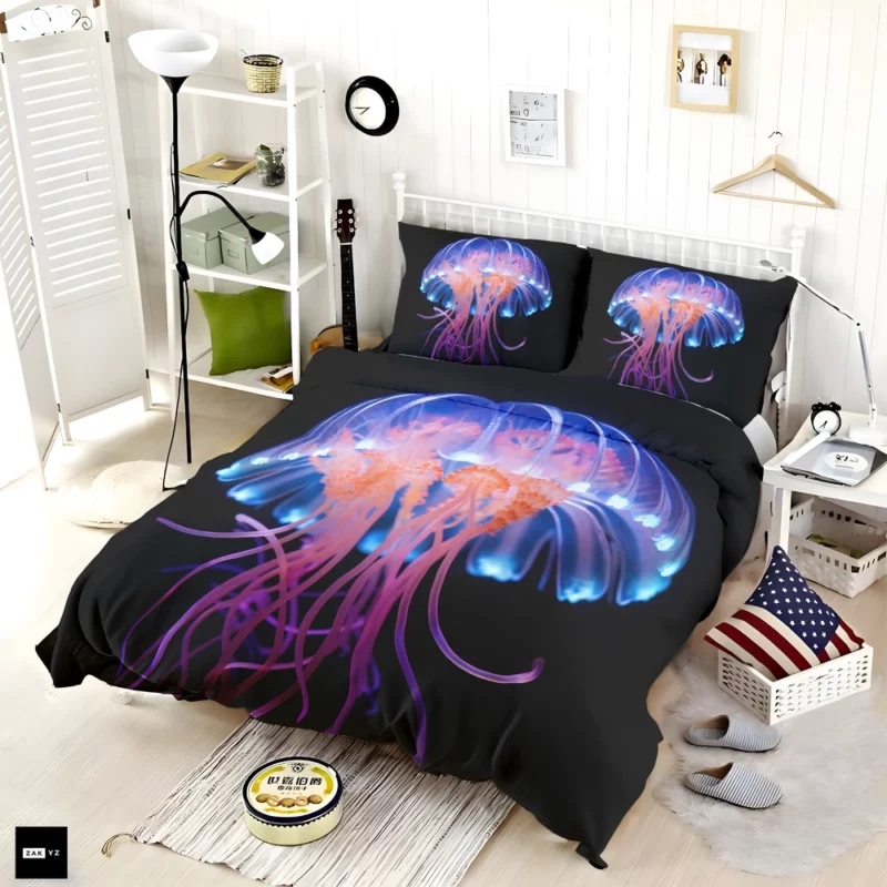 Jellyfish Aquatic Dance Bedding Set