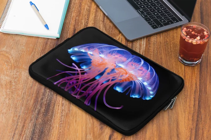 Jellyfish Aquatic Dance Laptop Sleeve 2