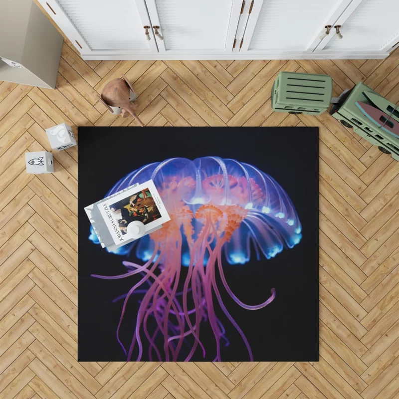 Jellyfish Aquatic Dance Rug