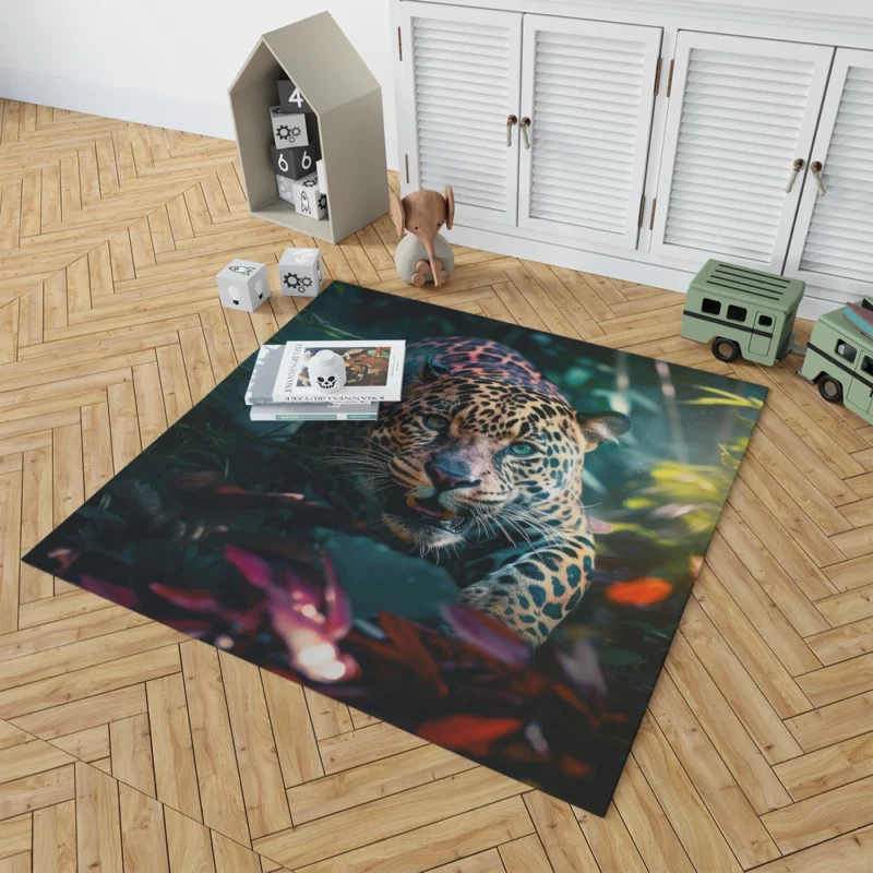 Jungle Racing Jaguar Rug 1