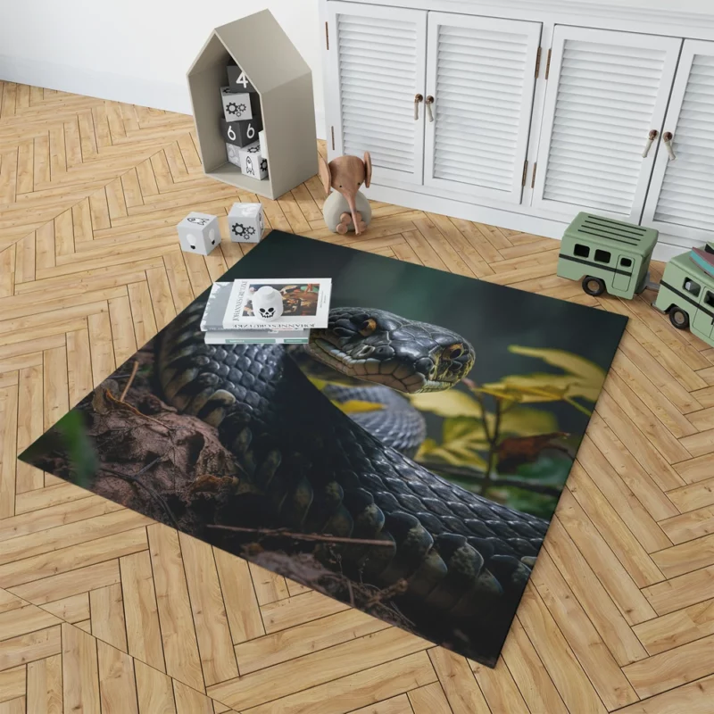 King Cobra AI Artwork Rug 1