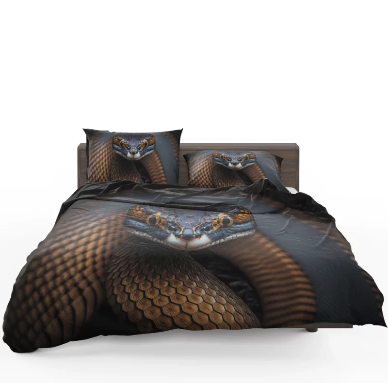 King Cobra Closeup Bedding Set 1