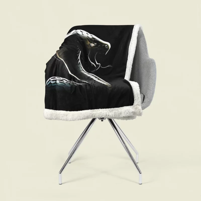 King Cobra Logo Elegant Sherpa Fleece Blanket 1