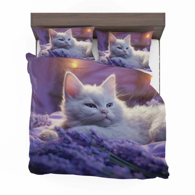 Kitten Sitting in Window Bedding Set 2