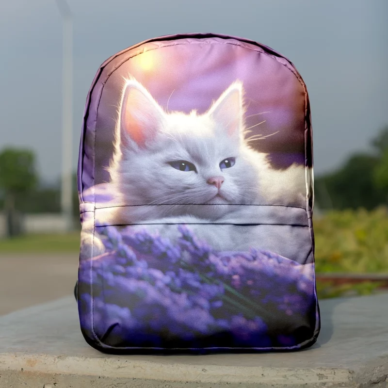 Kitten Sitting in Window Minimalist Backpack