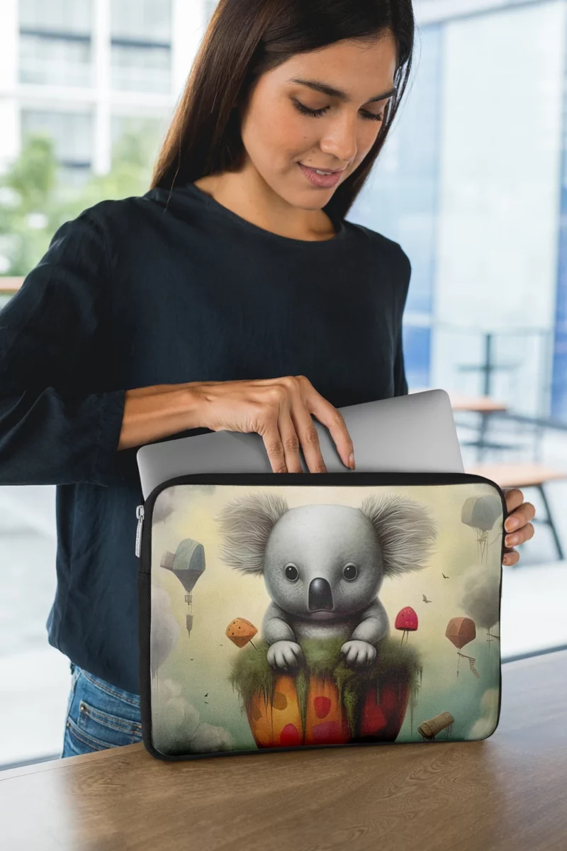 Koala Children Book Illustration Laptop Sleeve 1