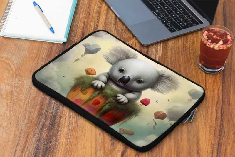 Koala Children Book Illustration Laptop Sleeve 2