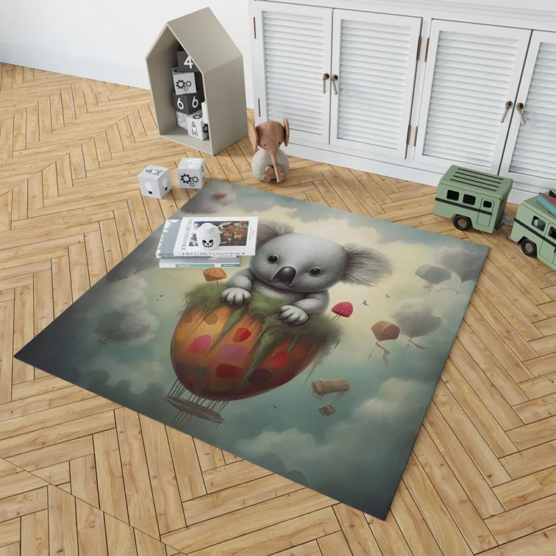 Koala Children Book Illustration Rug 1