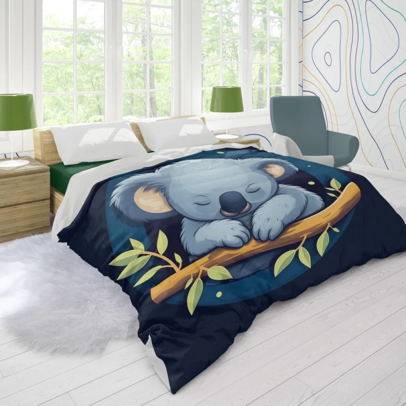 Koala T-Shirt Graphics Duvet Cover