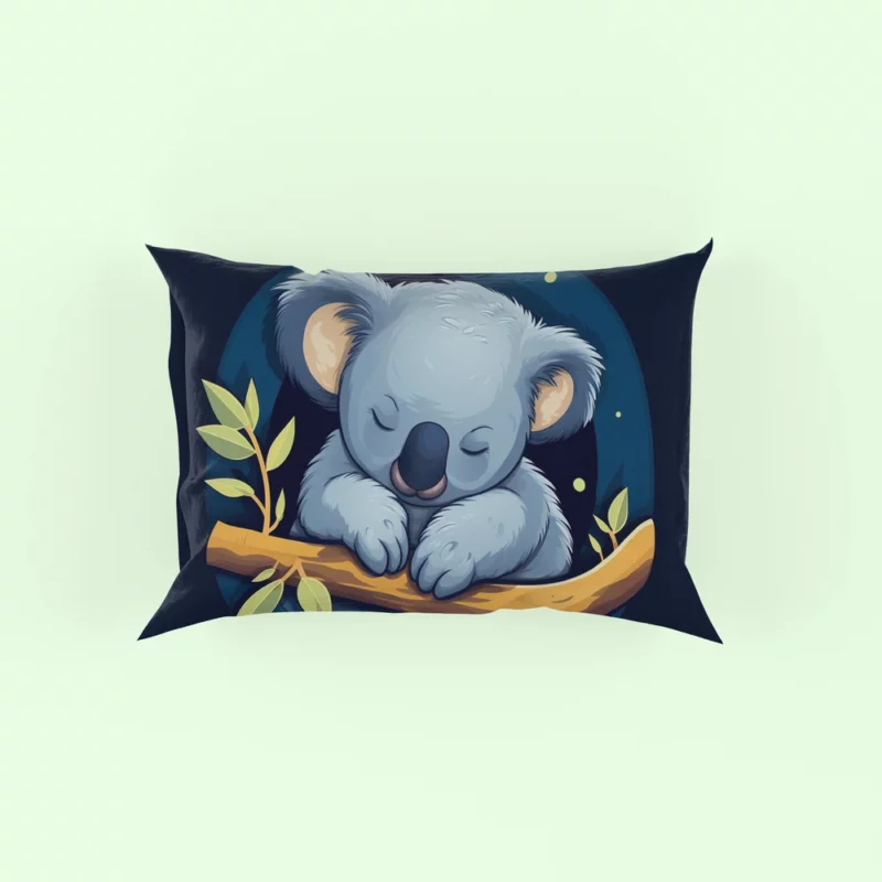 Koala T-Shirt Graphics Pillow Case