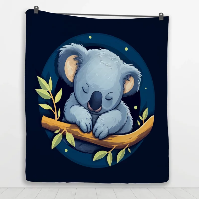 Koala T-Shirt Graphics Quilt Blanket 1