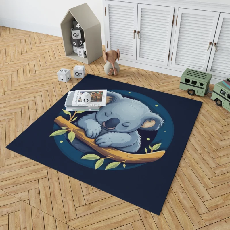 Koala T-Shirt Graphics Rug 1