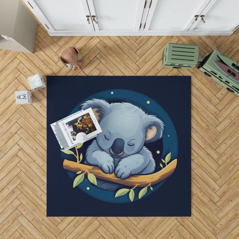 Koala T-Shirt Graphics Rug