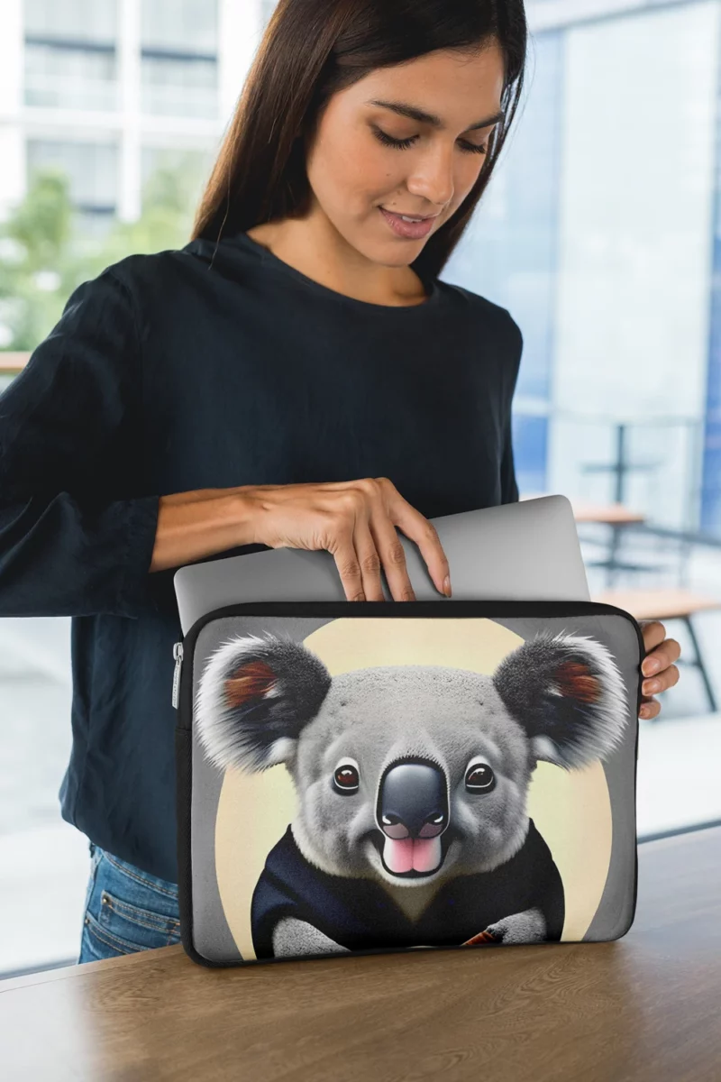 Koala Vector Illustration Laptop Sleeve 1