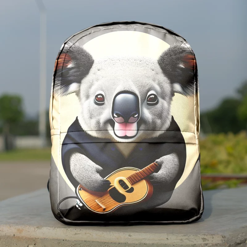 Koala Vector Illustration Minimalist Backpack