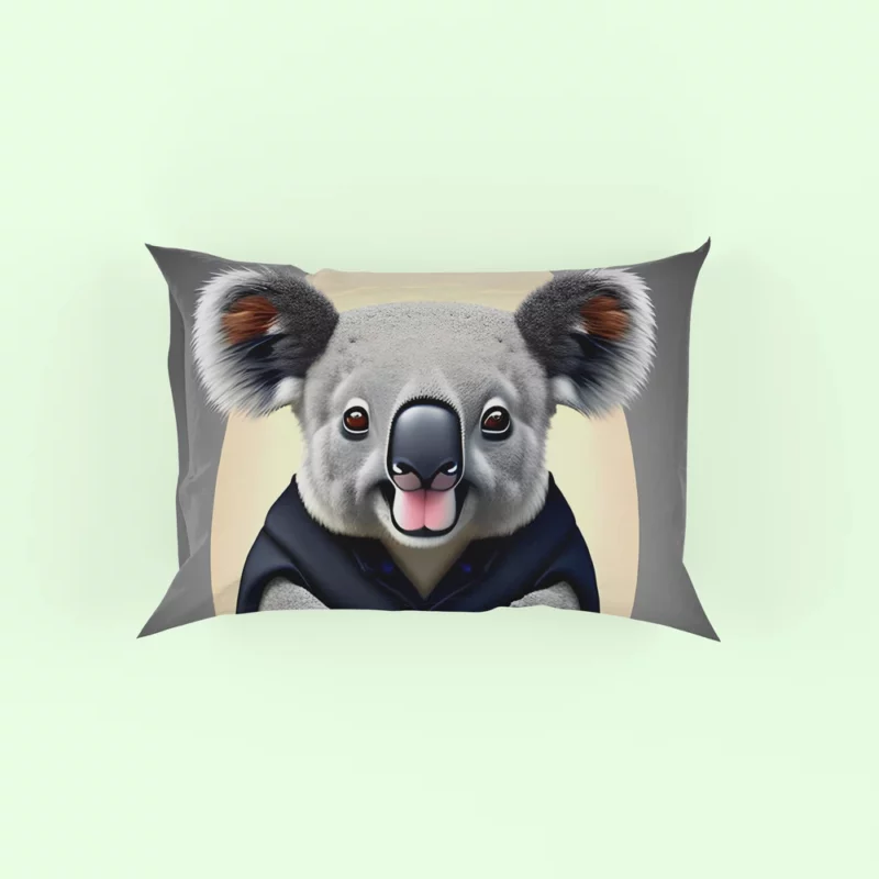 Koala Vector Illustration Pillow Case