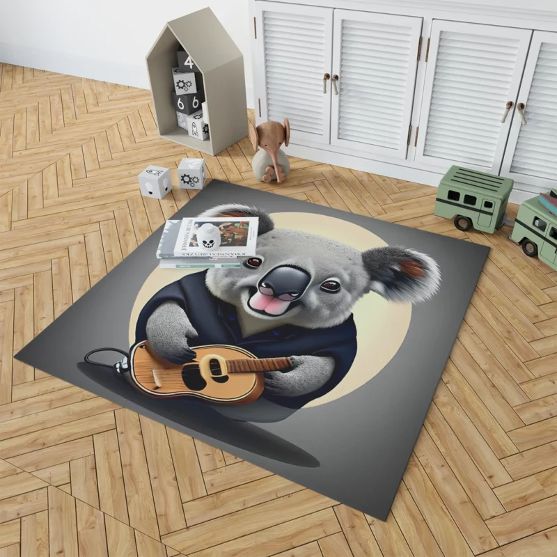 Koala Vector Illustration Rug 1