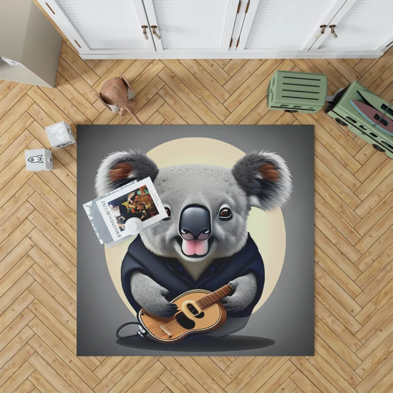 Koala Vector Illustration Rug