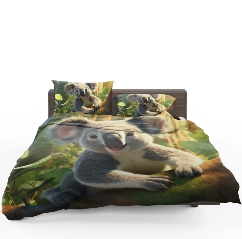 Koala in Eucalyptus Forest Bedding Set 1