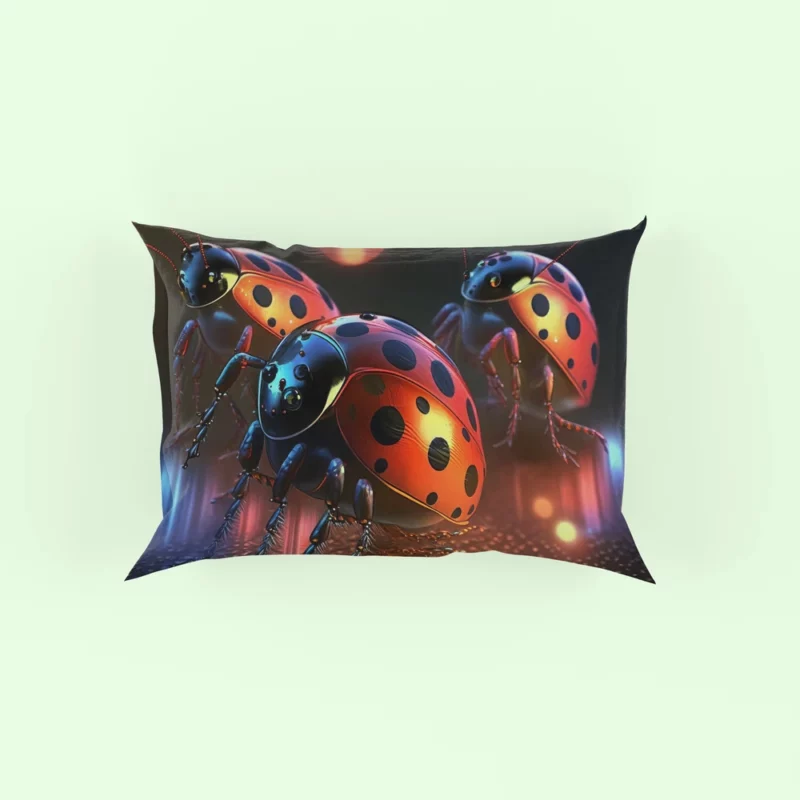 Ladybugs Disco Party Pillow Case