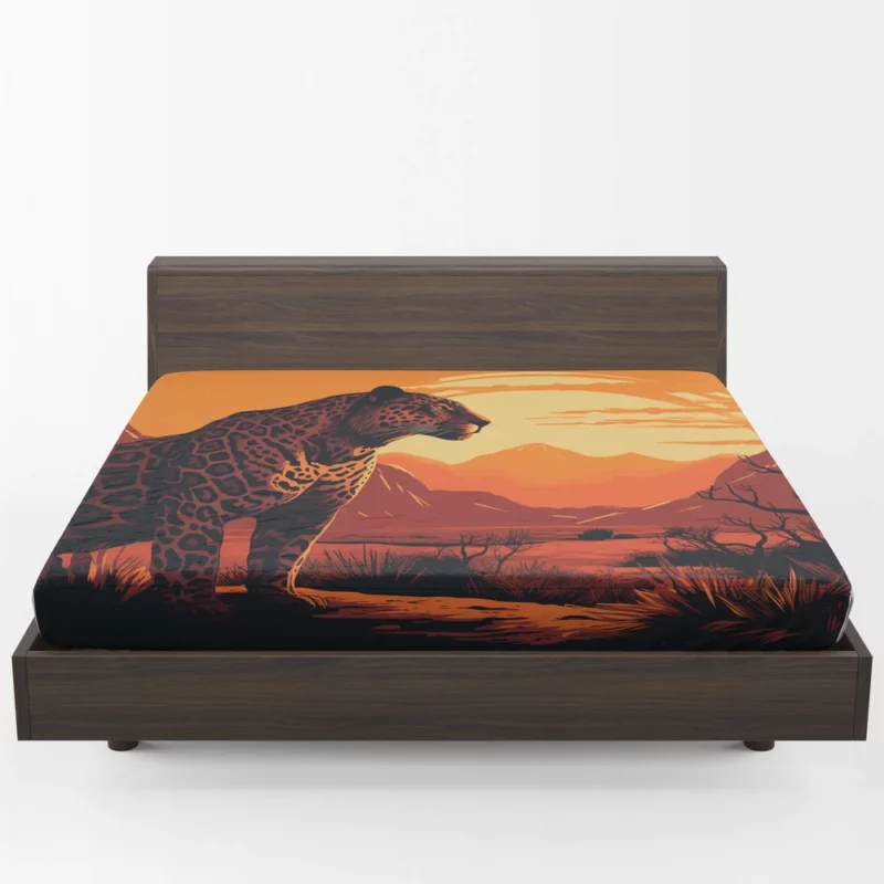 Leopard Standout Moment Fitted Sheet 1