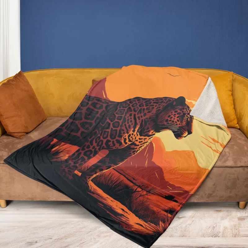 Leopard Standout Moment Fleece Blanket 1