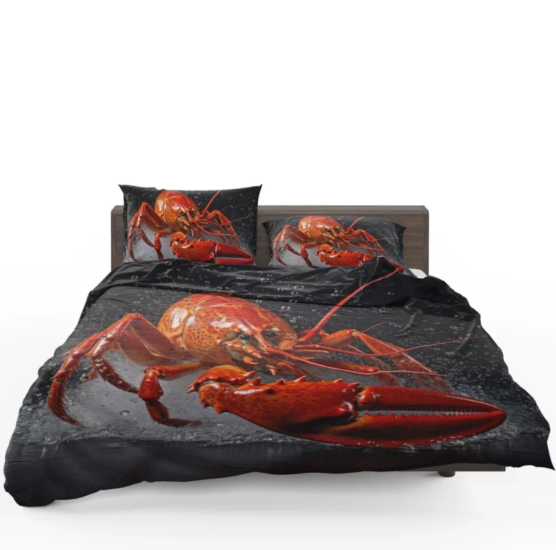 Lobster Illustration Bedding Set 1