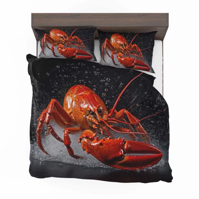 Lobster Illustration Bedding Set 2