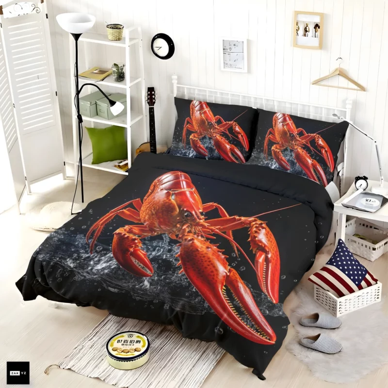 Lobster Photography Bedding Set