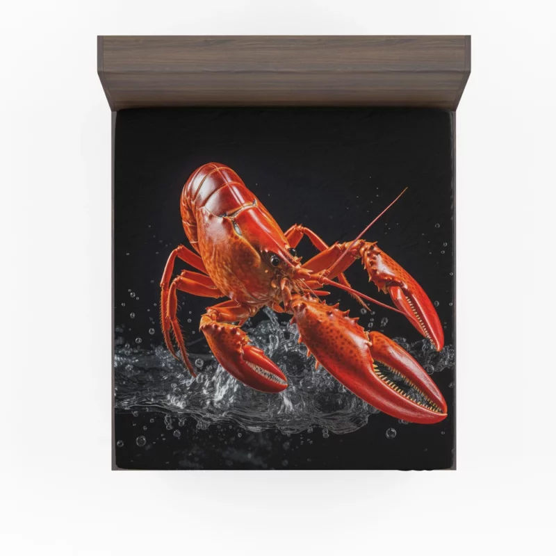 Lobster Photography Fitted Sheet