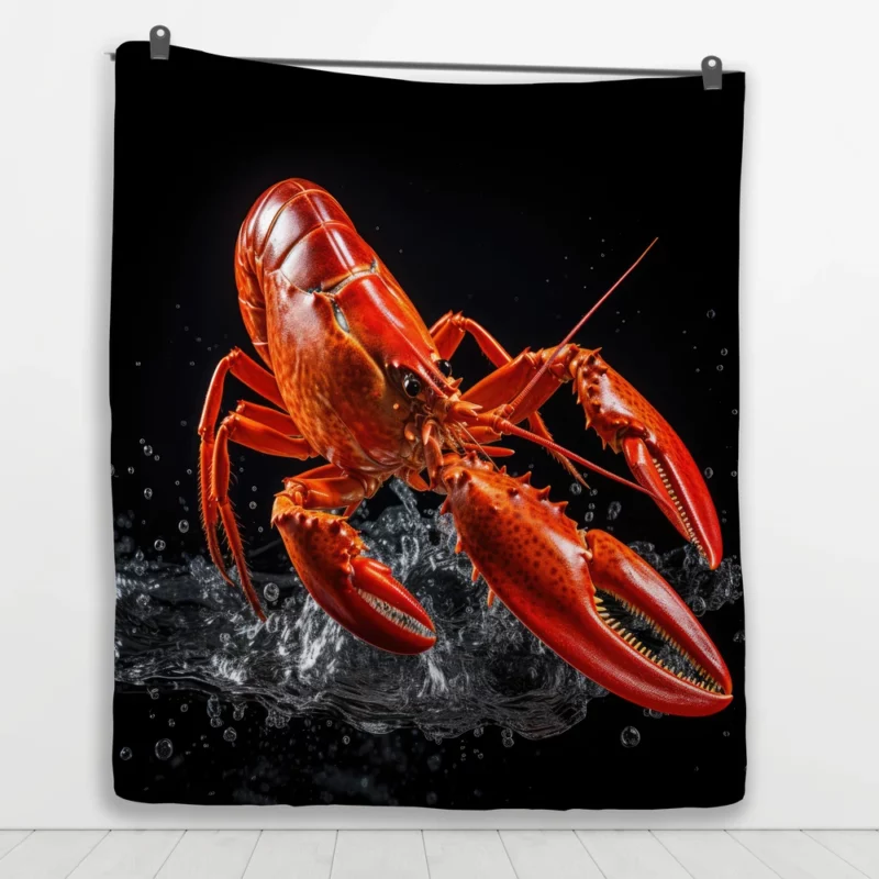 Lobster Photography Quilt Blanket 1