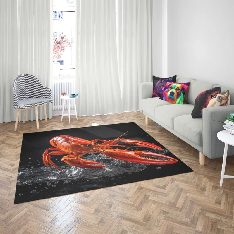 Lobster Photography Rug 2