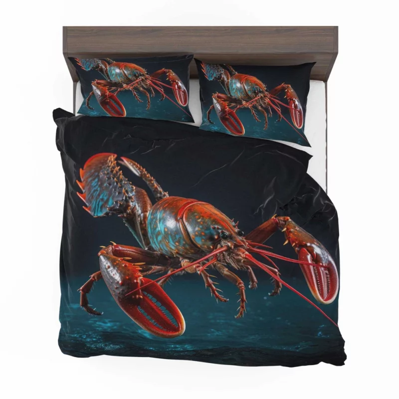 Lobster Vibrant Art Bedding Set 2