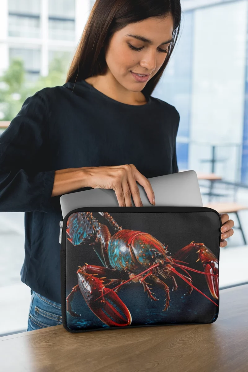 Lobster Vibrant Art Laptop Sleeve 1