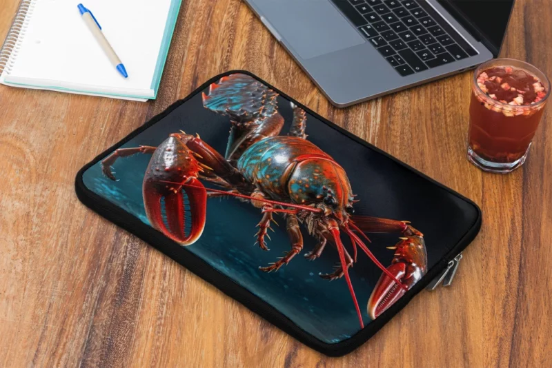 Lobster Vibrant Art Laptop Sleeve 2