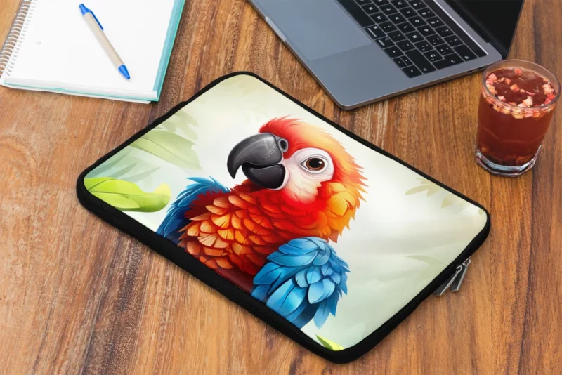 Macaw Parrot Wildlife Art Laptop Sleeve 2