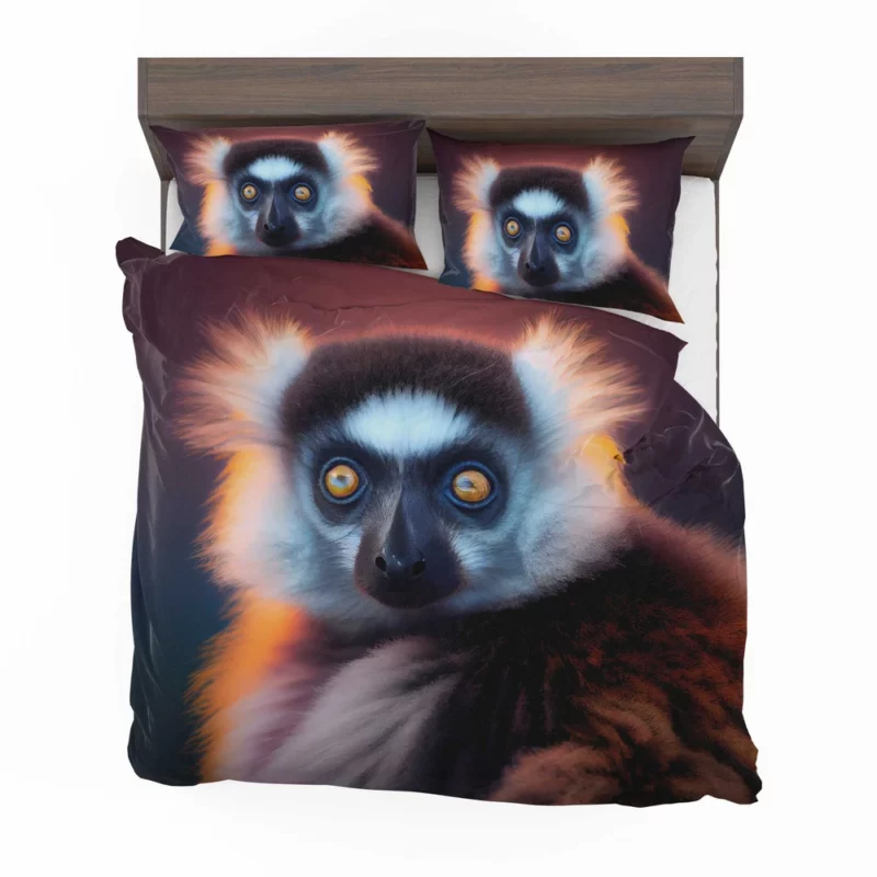 Madagascar AI-Enhanced Lemur Bedding Set 2