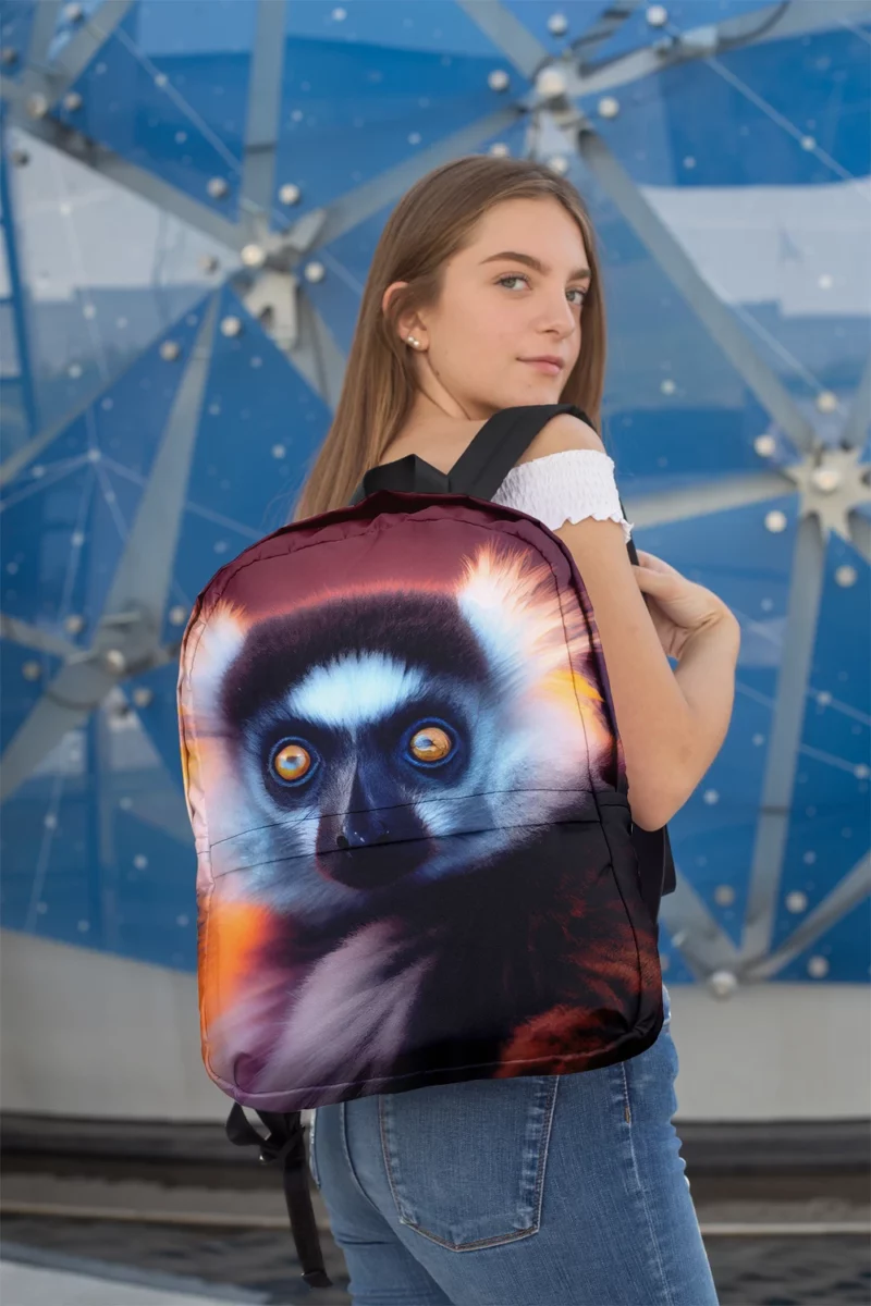 Madagascar AI-Enhanced Lemur Minimalist Backpack 2