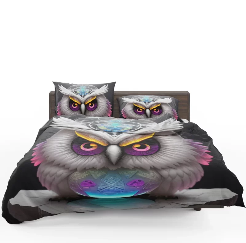 Magic Owl Mandala Bedding Set 1