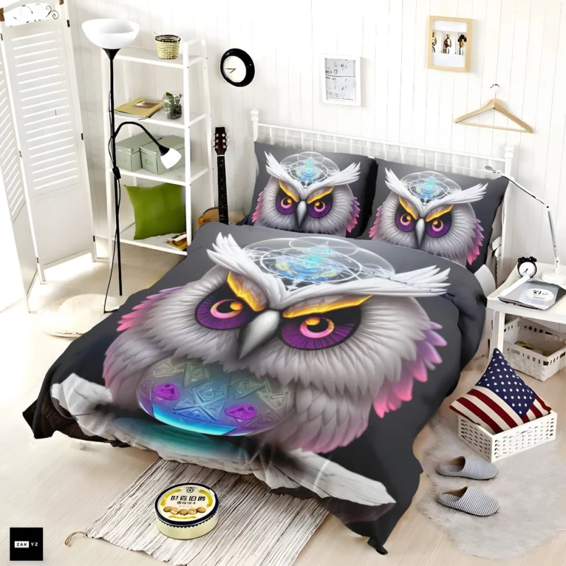 Magic Owl Mandala Bedding Set