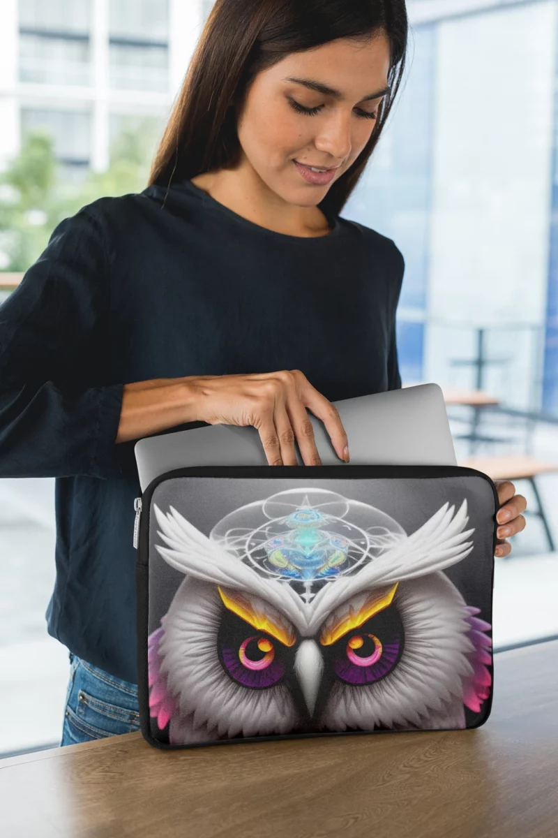 Magic Owl Mandala Laptop Sleeve 1