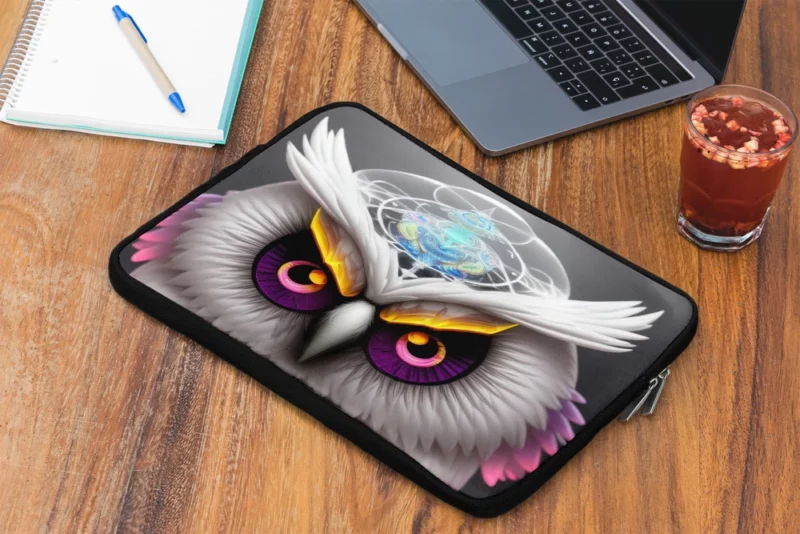 Magic Owl Mandala Laptop Sleeve 2