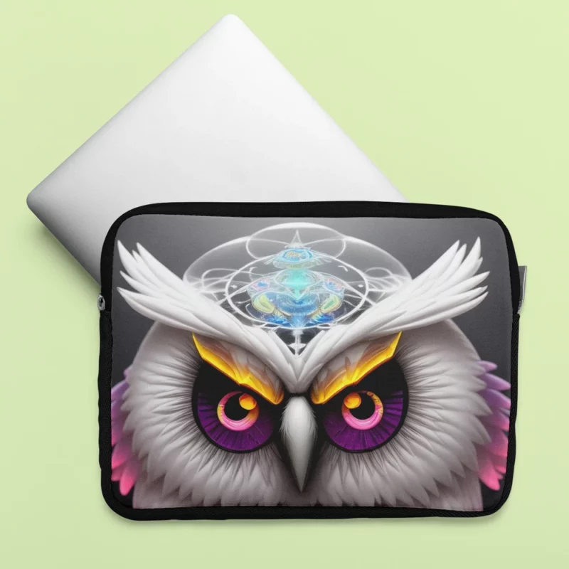 Magic Owl Mandala Laptop Sleeve