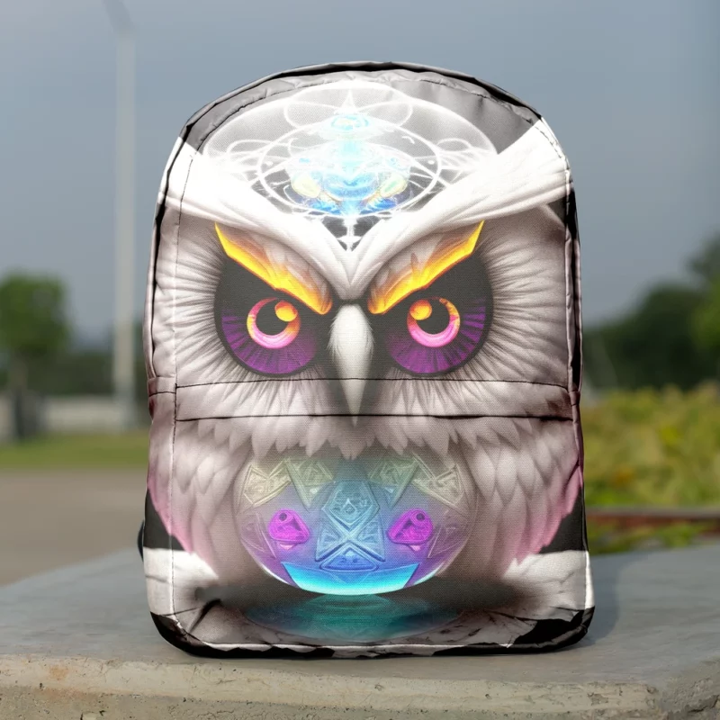 Magic Owl Mandala Minimalist Backpack