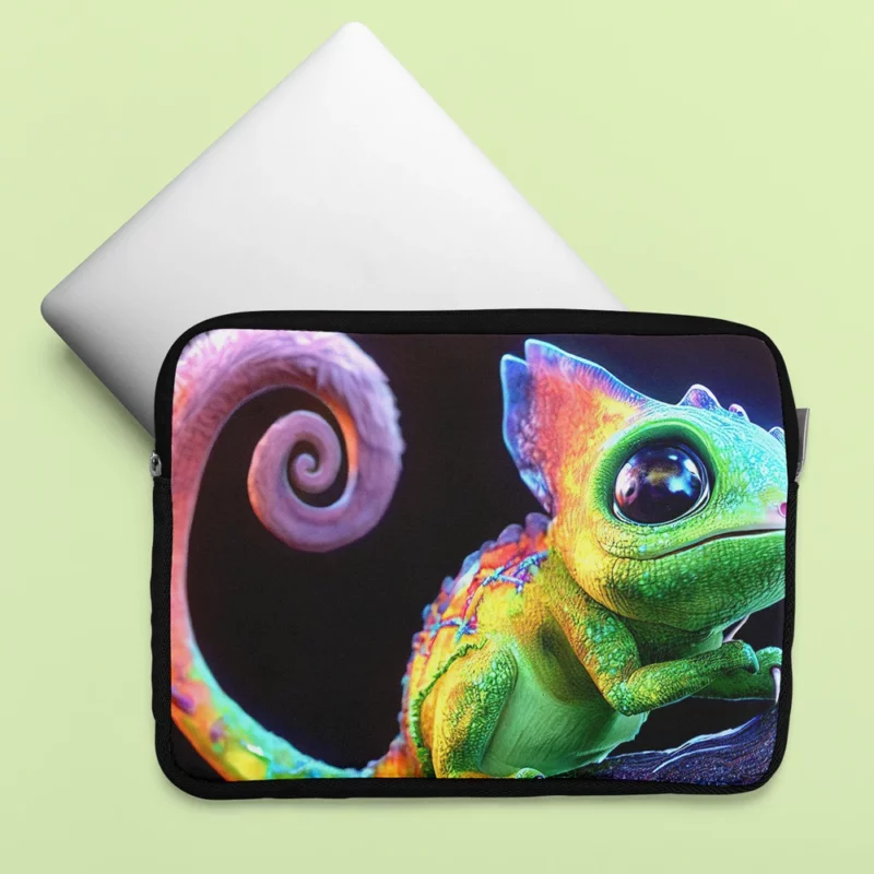 Magical Colored Lizard Laptop Sleeve