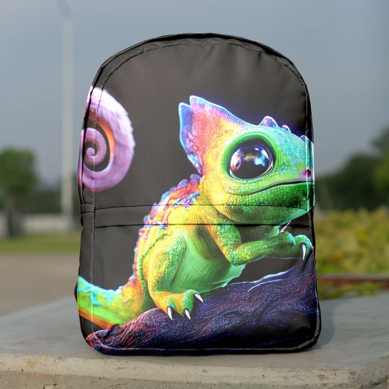 Magical Colored Lizard Minimalist Backpack